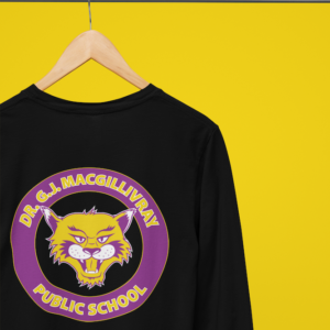 MacGillivray Long Sleeve TShirts with round logo
